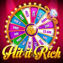 Скачать Hit it Rich! Casino Slots Game Взлом [Много монет] + [МОД Меню] на Андроид