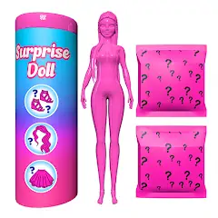 Скачать Color Reveal Suprise Doll Game Взлом [МОД Бесконечные деньги] + [МОД Меню] на Андроид