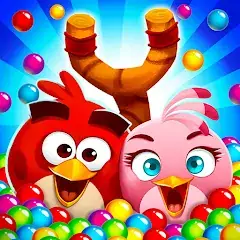 Скачать Angry Birds POP Bubble Shooter Взлом [Бесконечные монеты] + [МОД Меню] на Андроид