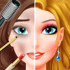 Скачать игры для девочек, макияж мода Взлом [Бесконечные монеты] + [МОД Меню] на Андроид