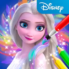 Скачать Disney: мир раскрасок Взлом [Много монет] + [МОД Меню] на Андроид