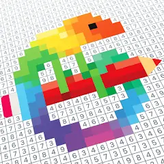 Скачать Pixel Art: раскраска по цифрам Взлом [Много монет] + [МОД Меню] на Андроид