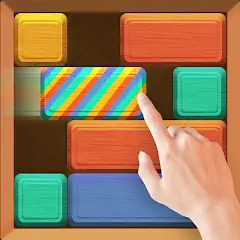 Скачать Falling Blocks: Sliding Puzzle Взлом [Бесконечные монеты] + [МОД Меню] на Андроид