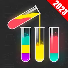 Скачать Головоломка с Сортировкой Воды Взлом [Много денег] + [МОД Меню] на Андроид