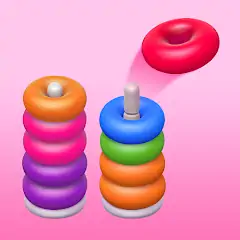 Скачать Color Sort 3D — Hoop Stack Взлом [Много денег] + [МОД Меню] на Андроид