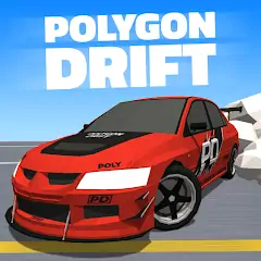 Скачать Polygon Drift: Traffic Racing Взлом [Много денег] + [МОД Меню] на Андроид