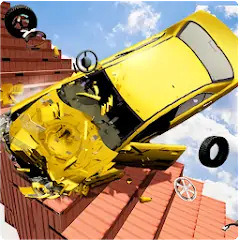 Скачать Beam Drive Crash Death Stair C Взлом [МОД Бесконечные деньги] + [МОД Меню] на Андроид