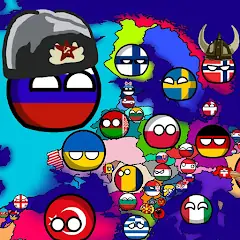 Скачать Countryballs: World War Simula Взлом [Много денег] + [МОД Меню] на Андроид