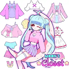 Скачать Moon's Closet: игра-одевалка Взлом [Бесконечные монеты] + [МОД Меню] на Андроид