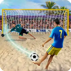 Скачать Shoot Цель Пляжный футбол Взлом [Много денег] + [МОД Меню] на Андроид
