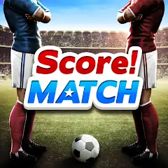Скачать Score! Match - онлайн футбол Взлом [Много денег] + [МОД Меню] на Андроид