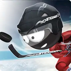 Скачать Stickman Ice Hockey Взлом [МОД Бесконечные деньги] + [МОД Меню] на Андроид