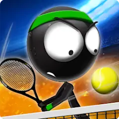 Скачать Stickman Tennis - Career Взлом [Бесконечные монеты] + [МОД Меню] на Андроид
