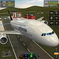 Скачать Pilot City Flight Simulator 3D Взлом [МОД Бесконечные деньги] + [МОД Меню] на Андроид