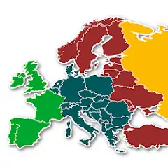 Скачать Викторина Карта Европы - Стран Взлом [Бесконечные монеты] + [МОД Меню] на Андроид