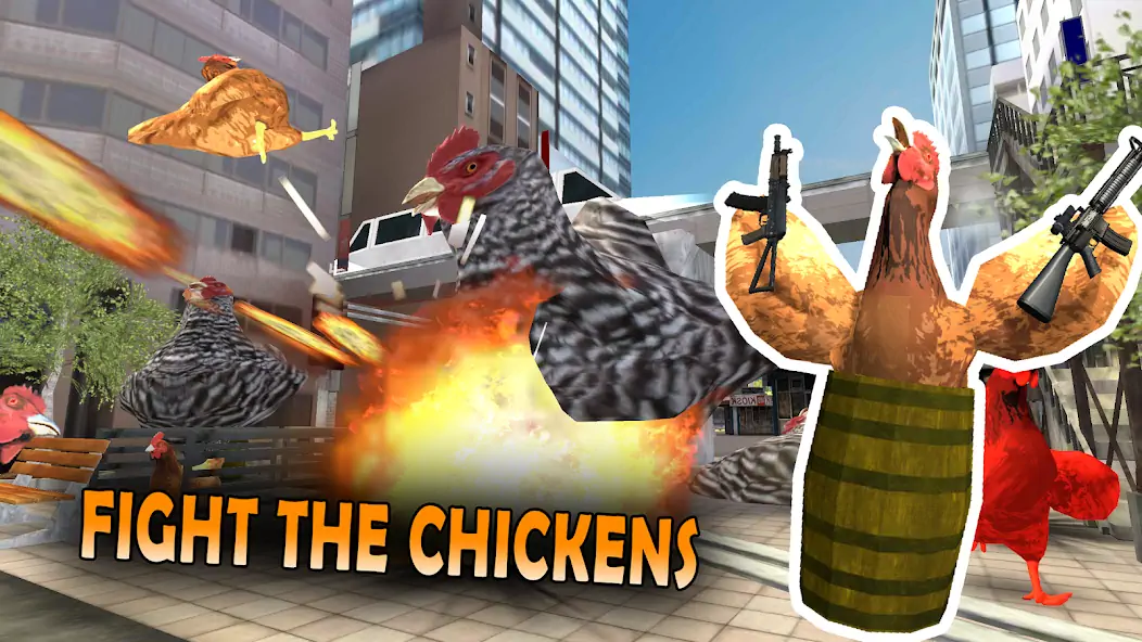 Скачать Cluck Shot: Chicken Gun Game Взлом [МОД Много денег] + [МОД Меню] MOD APK на Андроид