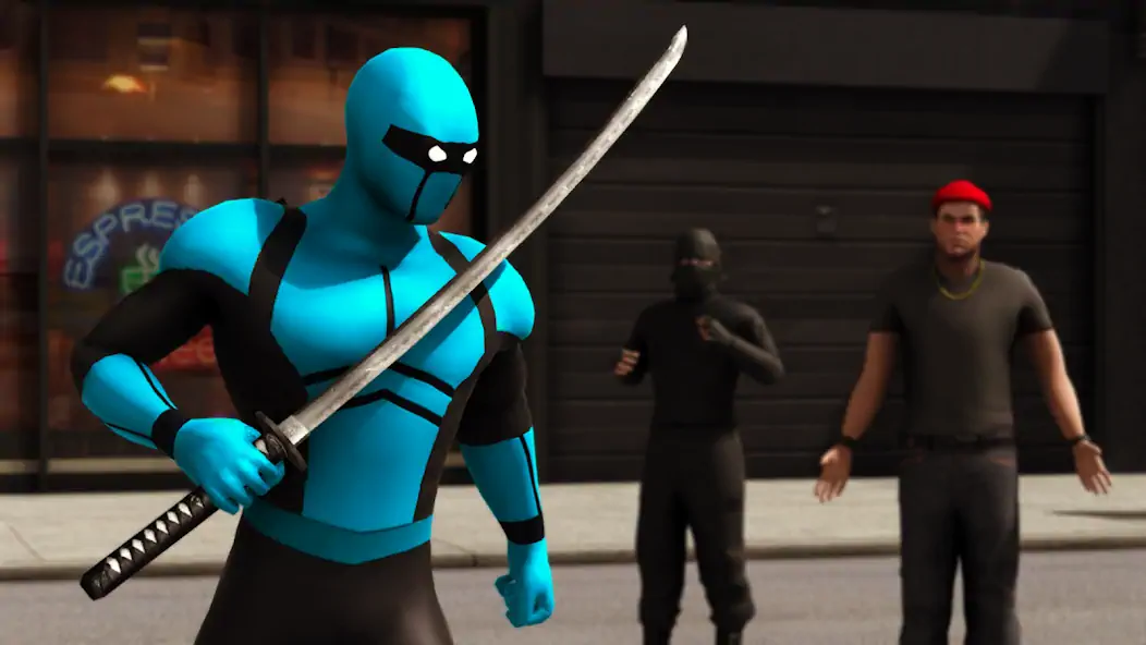 Скачать Blue Ninja : Superhero Game Взлом [МОД Много монет] + [МОД Меню] MOD APK на Андроид