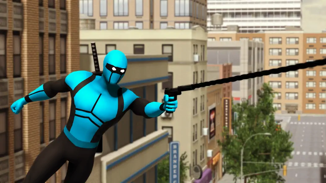 Скачать Blue Ninja : Superhero Game Взлом [МОД Много монет] + [МОД Меню] MOD APK на Андроид