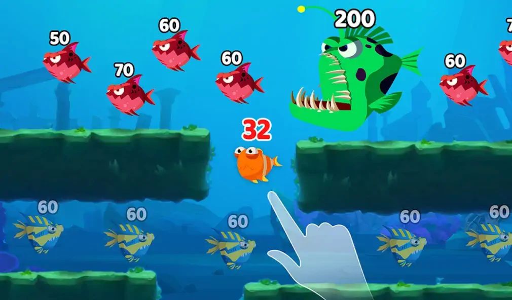 Скачать Fish Town IO: Mini Aquarium Взлом [МОД Много монет] + [МОД Меню] MOD APK на Андроид