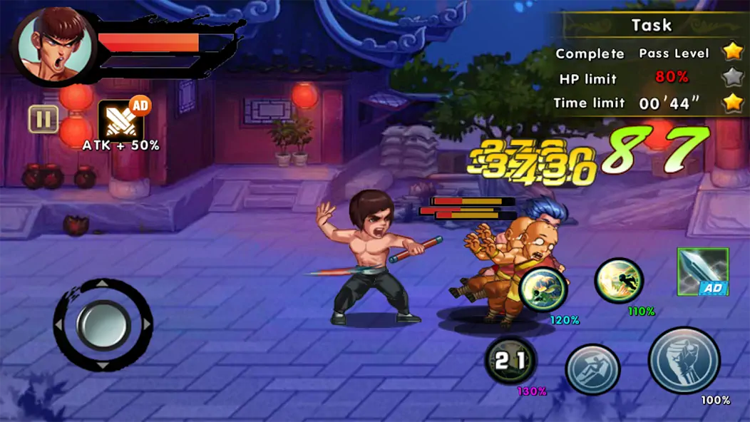 Скачать Kung Fu Attack: Final Fight Взлом [МОД Много монет] + [МОД Меню] MOD APK на Андроид