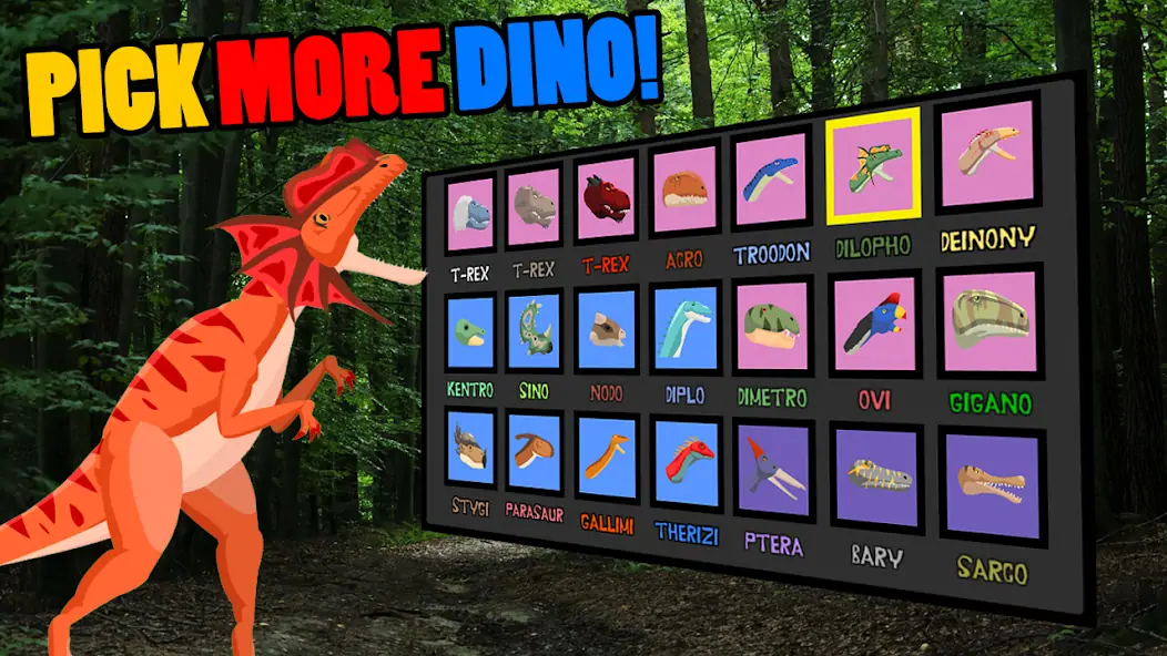 Скачать T-Rex Fights More Dinosaurs Взлом [МОД Много монет] + [МОД Меню] MOD APK на Андроид