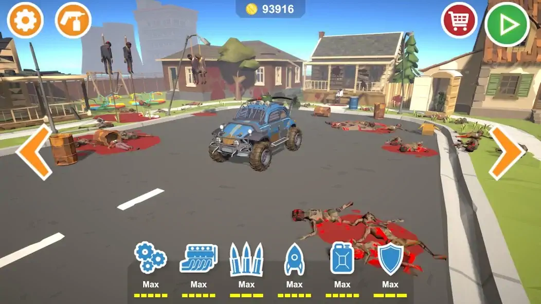 Скачать Zombie Cars: Разбивай Машины Взлом [МОД Много монет] + [МОД Меню] MOD APK на Андроид