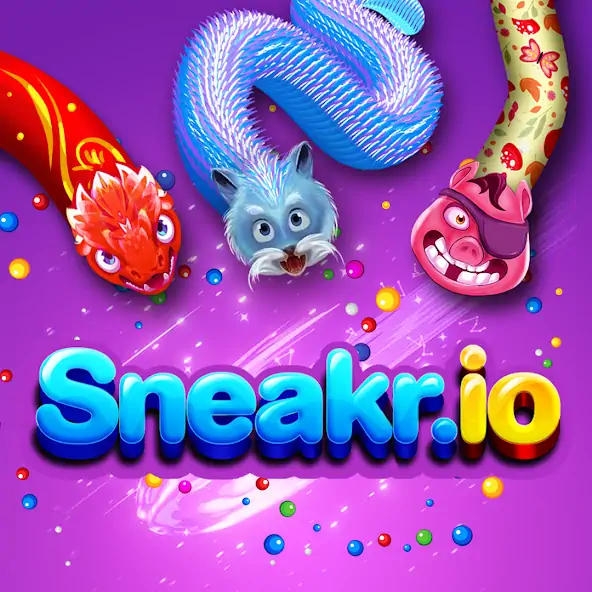 Скачать Sneak.io - Игра про змей Взлом [МОД Много монет] + [МОД Меню] MOD APK на Андроид