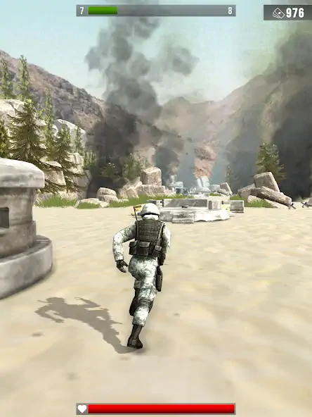 Скачать Infantry Attack: War 3D FPS Взлом [МОД Много монет] + [МОД Меню] MOD APK на Андроид