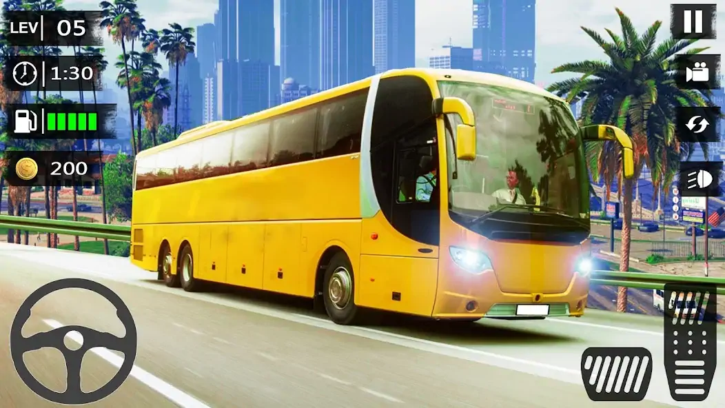 Скачать City Bus Games - Bus Drive Взлом [МОД Много денег] + [МОД Меню] MOD APK на Андроид