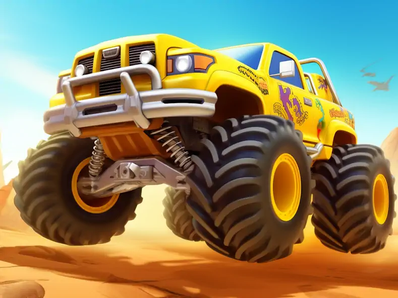 Скачать Monster Truck Stunt-Derby Game Взлом [МОД Бесконечные деньги] + [МОД Меню] MOD APK на Андроид