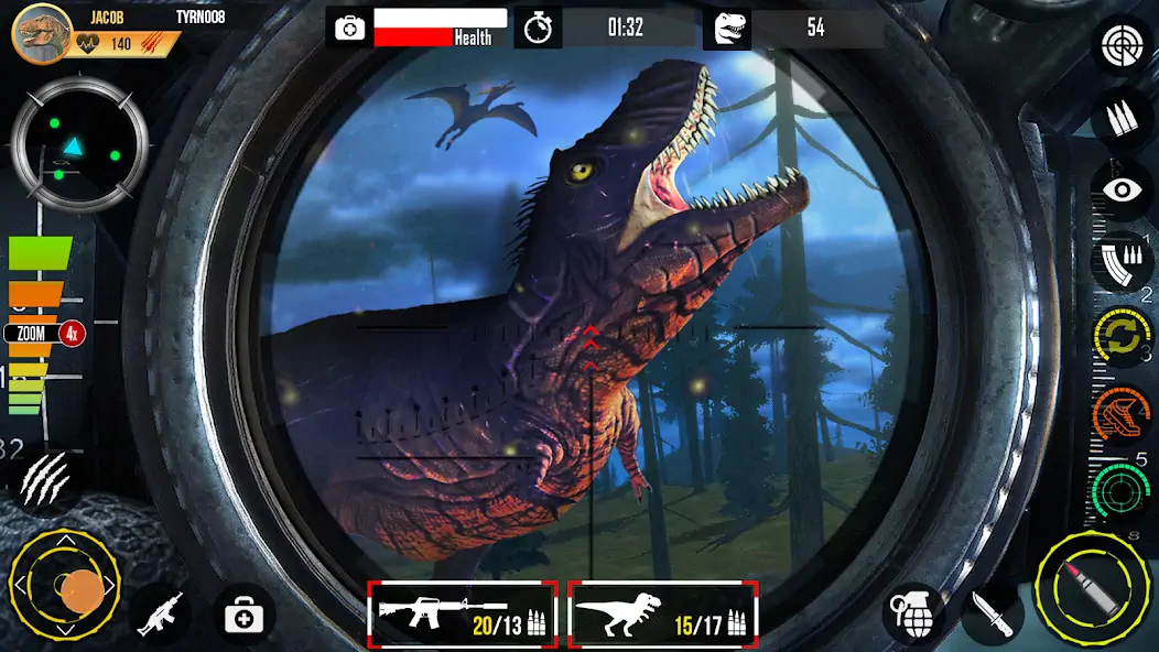 Скачать Real Dino Hunting Gun Games Взлом [МОД Много монет] + [МОД Меню] MOD APK на Андроид