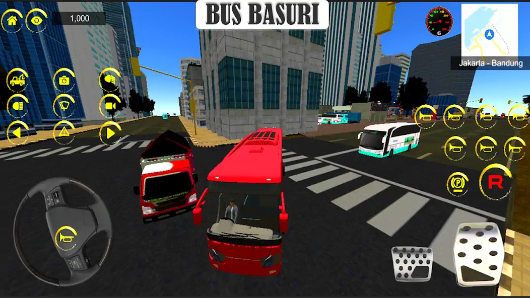 Скачать Bus Basuri Lintas Expedisi Взлом [МОД Много денег] + [МОД Меню] MOD APK на Андроид