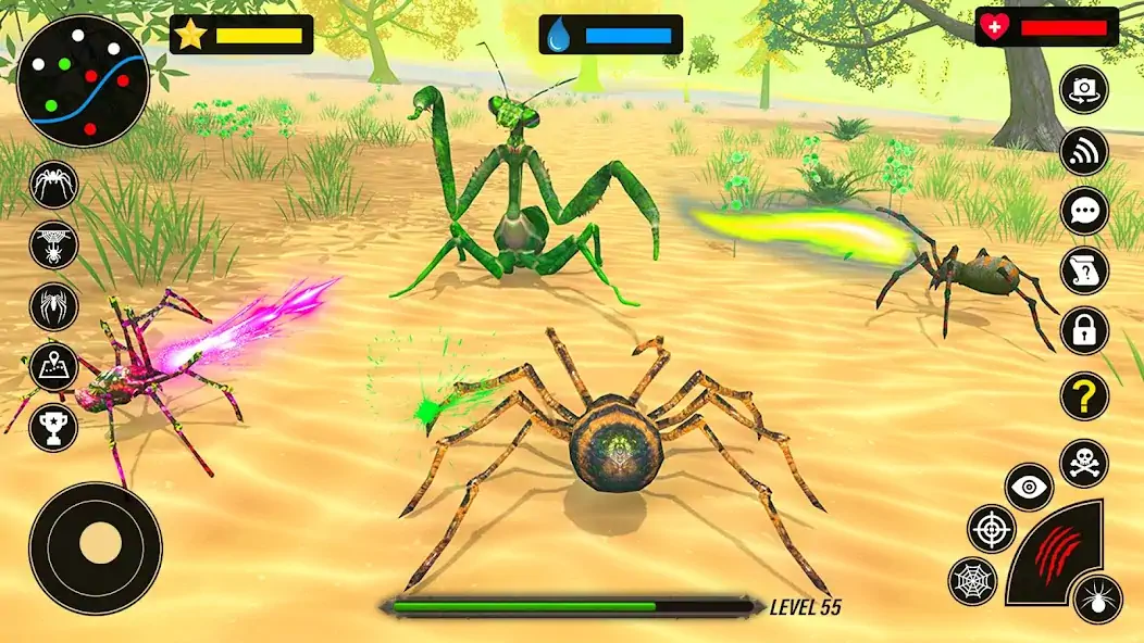 Скачать Spider Simulator : Spider Game Взлом [МОД Много денег] + [МОД Меню] MOD APK на Андроид
