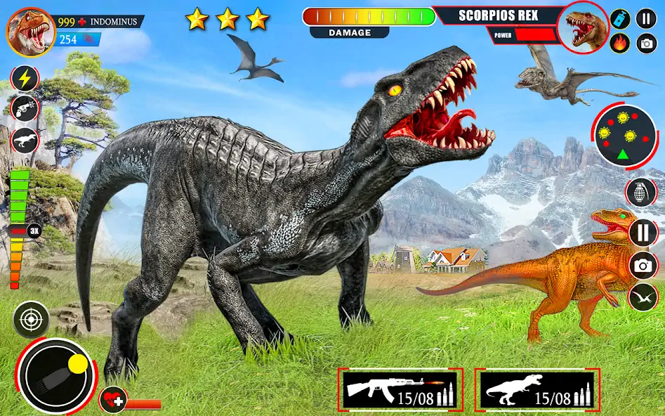 Скачать Wild Dinosaur Hunter Gun Games Взлом [МОД Бесконечные деньги] + [МОД Меню] MOD APK на Андроид