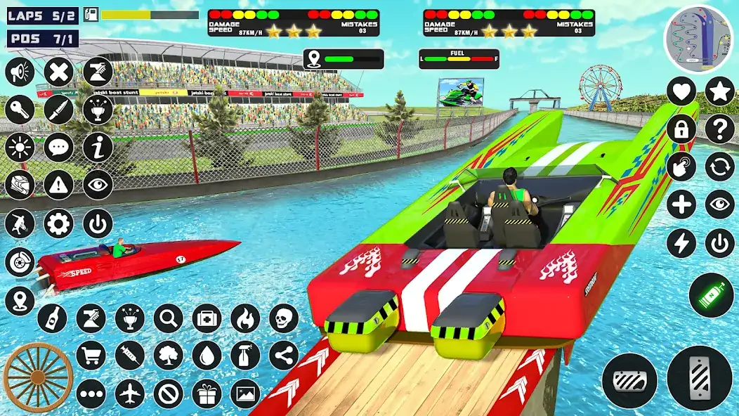 Скачать Jetski Boat racing: Boat Games Взлом [МОД Много денег] + [МОД Меню] MOD APK на Андроид