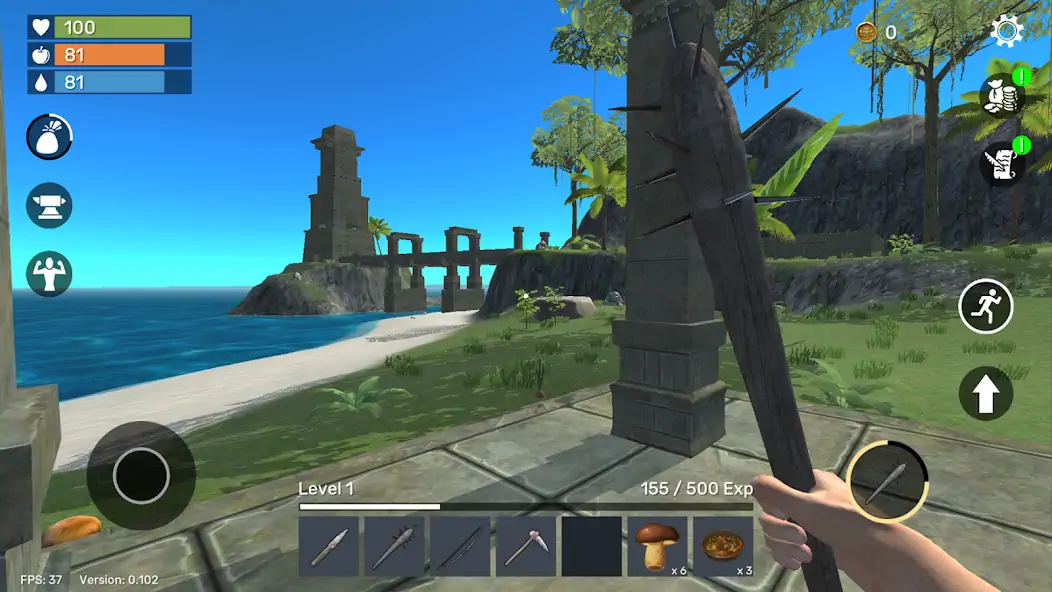 Скачать Uncharted Island: Survival RPG Взлом [МОД Бесконечные монеты] + [МОД Меню] MOD APK на Андроид