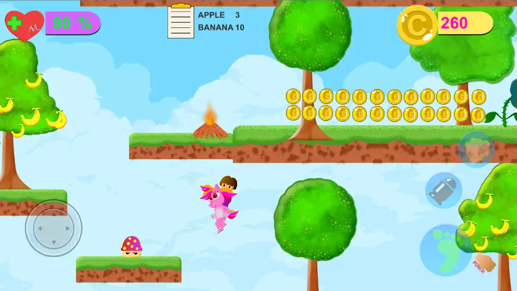 Скачать Dora Riding Pony Escape Jungle Взлом [МОД Бесконечные монеты] + [МОД Меню] MOD APK на Андроид