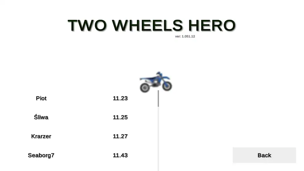 Скачать Two Wheels Hero Взлом [МОД Бесконечные деньги] + [МОД Меню] MOD APK на Андроид