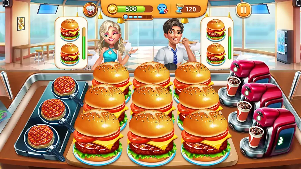 Скачать Cooking City Взлом [МОД Много денег] + [МОД Меню] MOD APK на Андроид