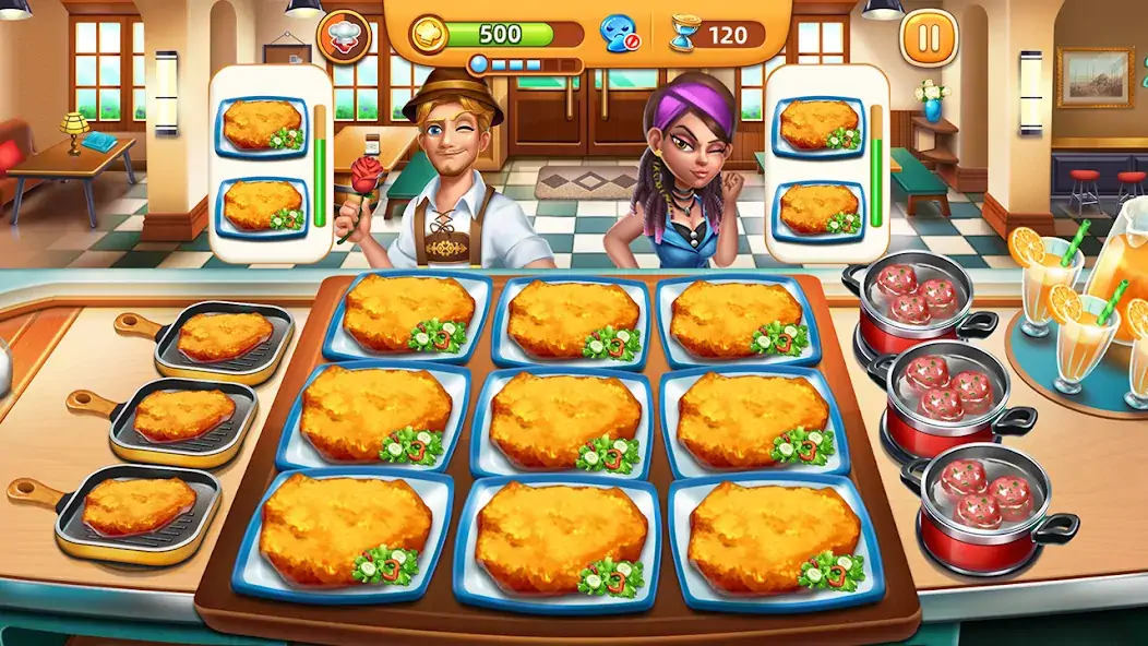 Скачать Cooking City Взлом [МОД Много денег] + [МОД Меню] MOD APK на Андроид