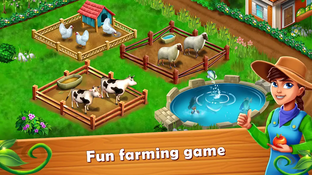 Скачать Farm Fest : ферма симулятор Взлом [МОД Бесконечные монеты] + [МОД Меню] MOD APK на Андроид