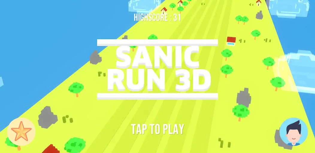Скачать Sanic Run 3D Взлом [МОД Бесконечные деньги] + [МОД Меню] MOD APK на Андроид