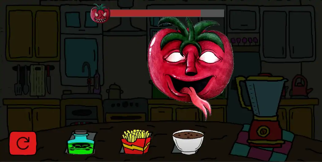 Скачать Mr Hungry Tomato Взлом [МОД Бесконечные деньги] + [МОД Меню] MOD APK на Андроид