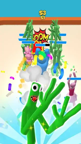 Скачать Super Monster: Rainbow Friends Взлом [МОД Бесконечные деньги] + [МОД Меню] MOD APK на Андроид
