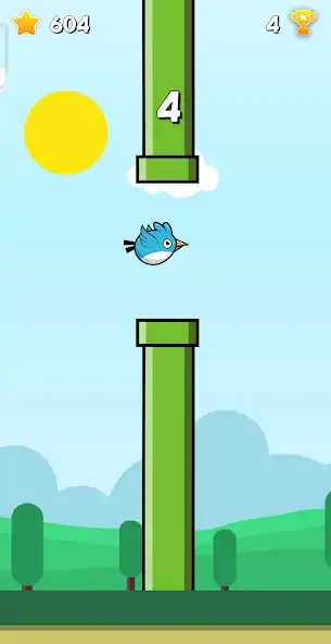 Скачать Flippy Bird - Flying bird Взлом [МОД Много монет] + [МОД Меню] MOD APK на Андроид