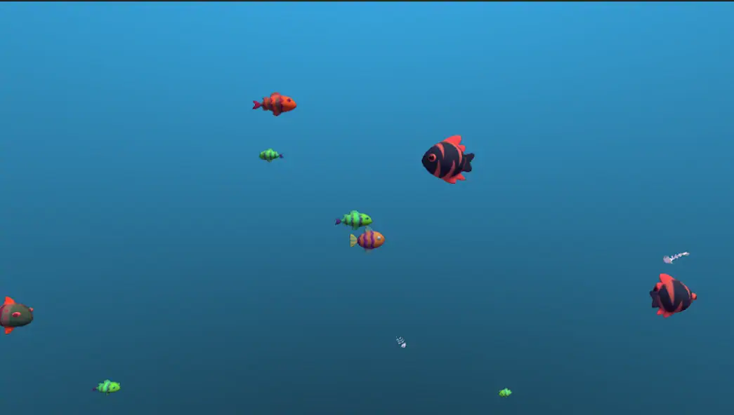 Скачать Поедание Рыбы 3D Взлом [МОД Бесконечные монеты] + [МОД Меню] MOD APK на Андроид