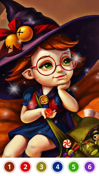 Скачать Witch & Wizard Color by Number Взлом [МОД Много денег] + [МОД Меню] MOD APK на Андроид