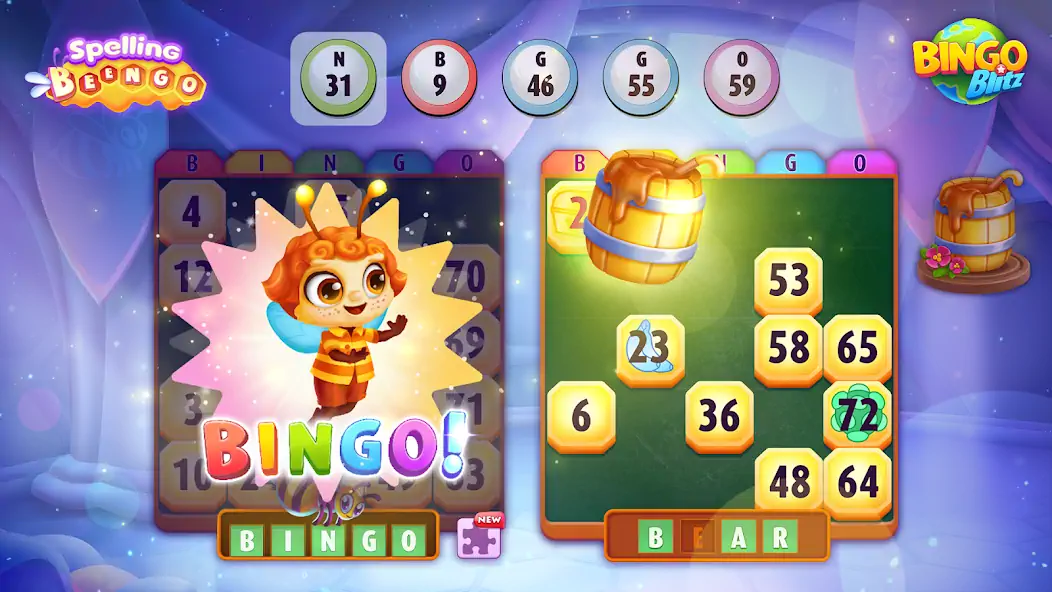 Скачать Bingo Blitz™️ - бинго онлайн Взлом [МОД Бесконечные монеты] + [МОД Меню] MOD APK на Андроид