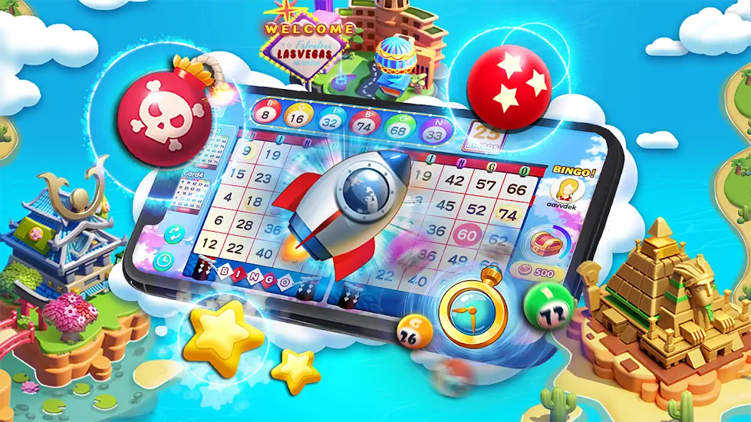 Скачать Bingo Lucky: Play Bingo Games Взлом [МОД Бесконечные монеты] + [МОД Меню] MOD APK на Андроид