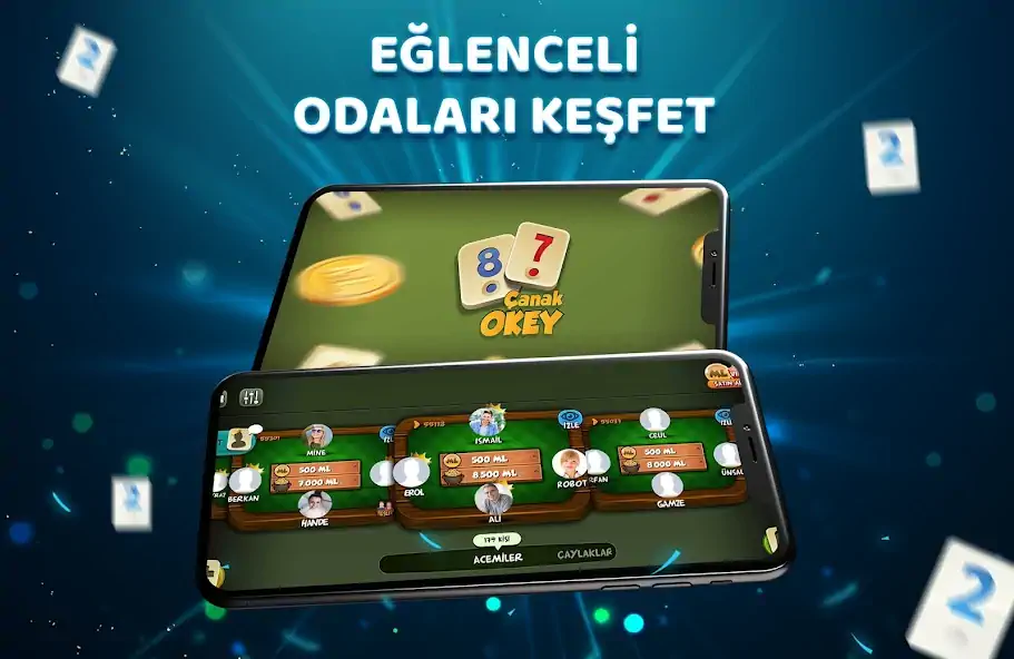 Скачать Çanak Okey Взлом [МОД Много монет] + [МОД Меню] MOD APK на Андроид